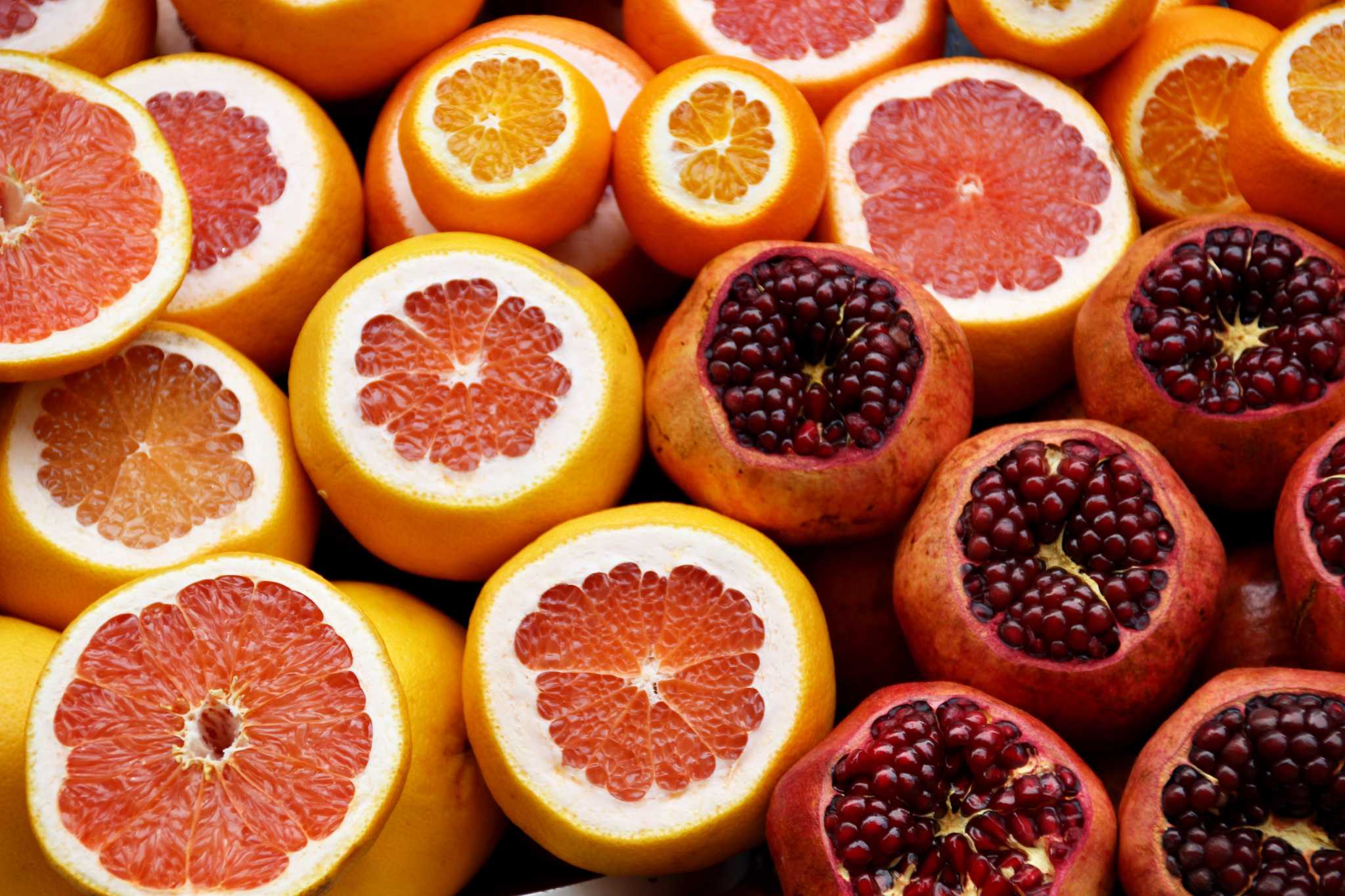 oranges and grapefruits