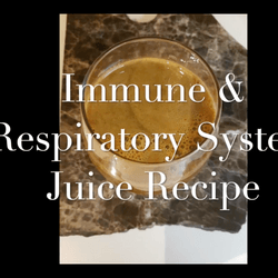 featured image thumbnail for post Immune System & Respiratory System Health Juice Recipe