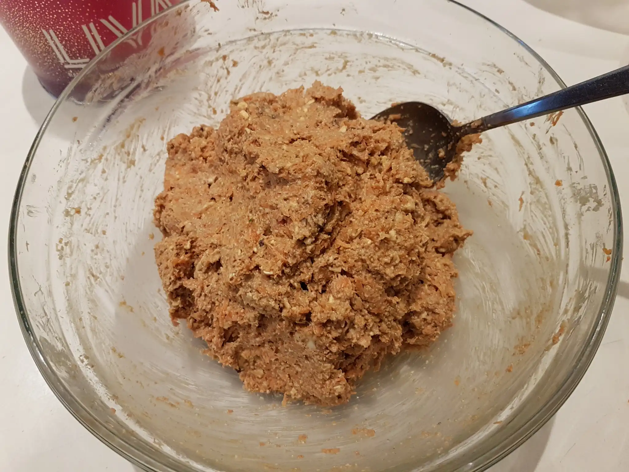 Carrot Ginger Oatmeal Cookies Dough